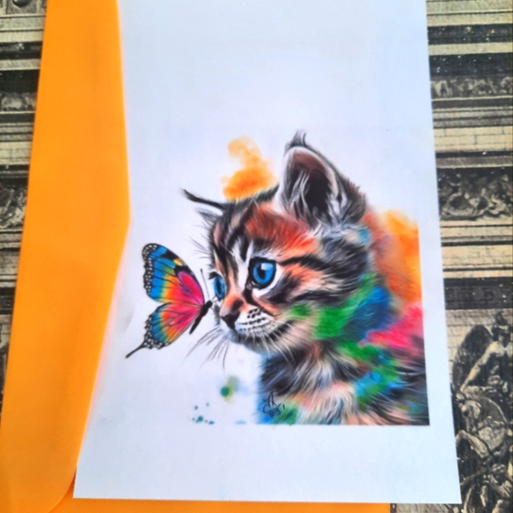 3 for 25$ Card , 5 X 7 With Enveloppe - Handmade Card